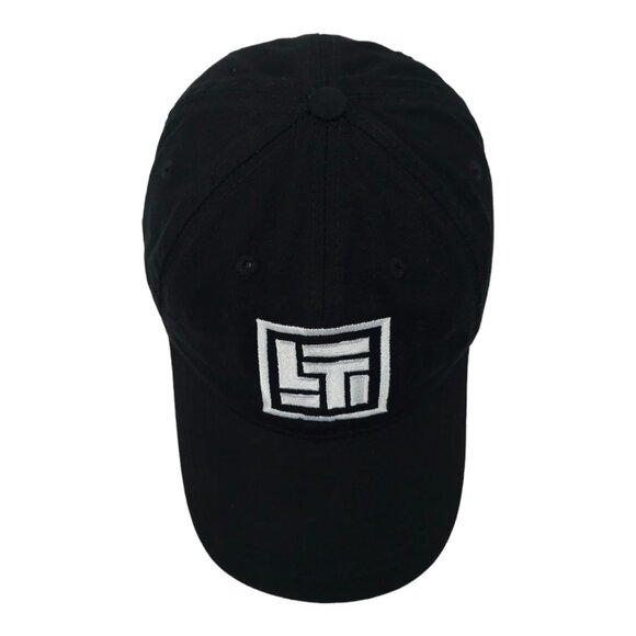 Econscious Embroidered Black Adjustable Tuck Strap Cap Trucker Baseball Golf Hat - Picture 6 of 13